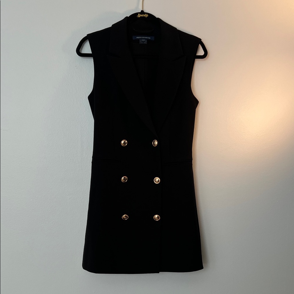 French Connection Black Mini Dress